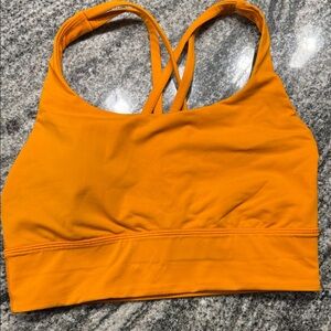 Lululemon Orange Sports Bra